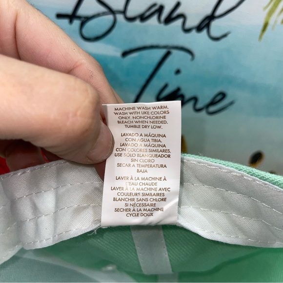 Pusheen NWT!  Hat Light Green Breath Pusheen Cat Graphic Adjustable Back - Picture 10 of 11